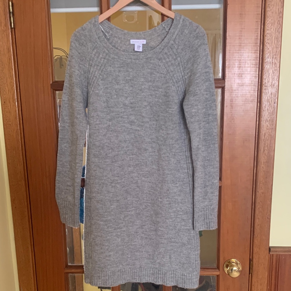 Grey Sweater Dress